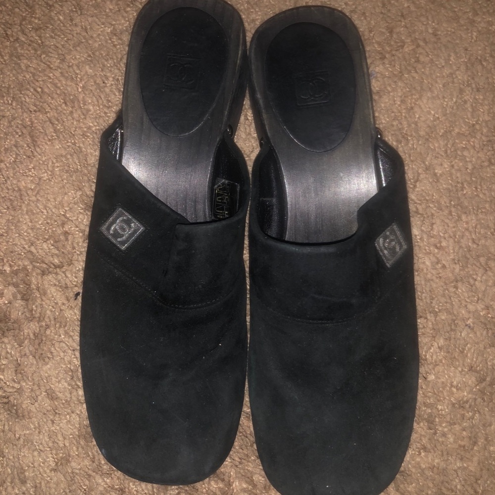 Authentic Chanel clogs size 40 US 10